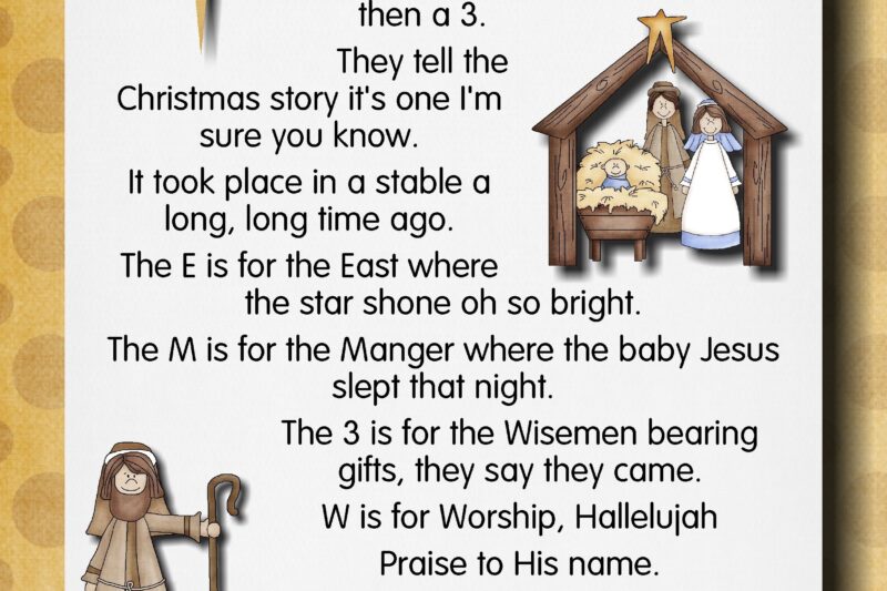 Free Printable Christmas Story For Preschoolers