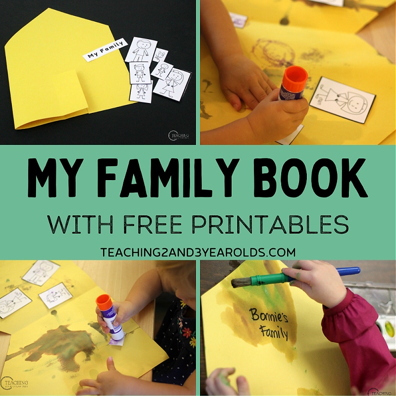 How To Create A Simple Preschool Family Theme Book