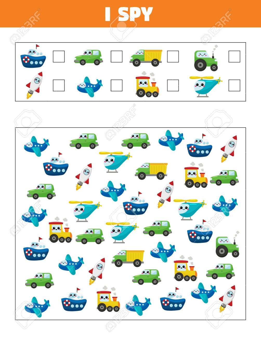 I Spy Educational Game For Preschool Kids Learn Count 