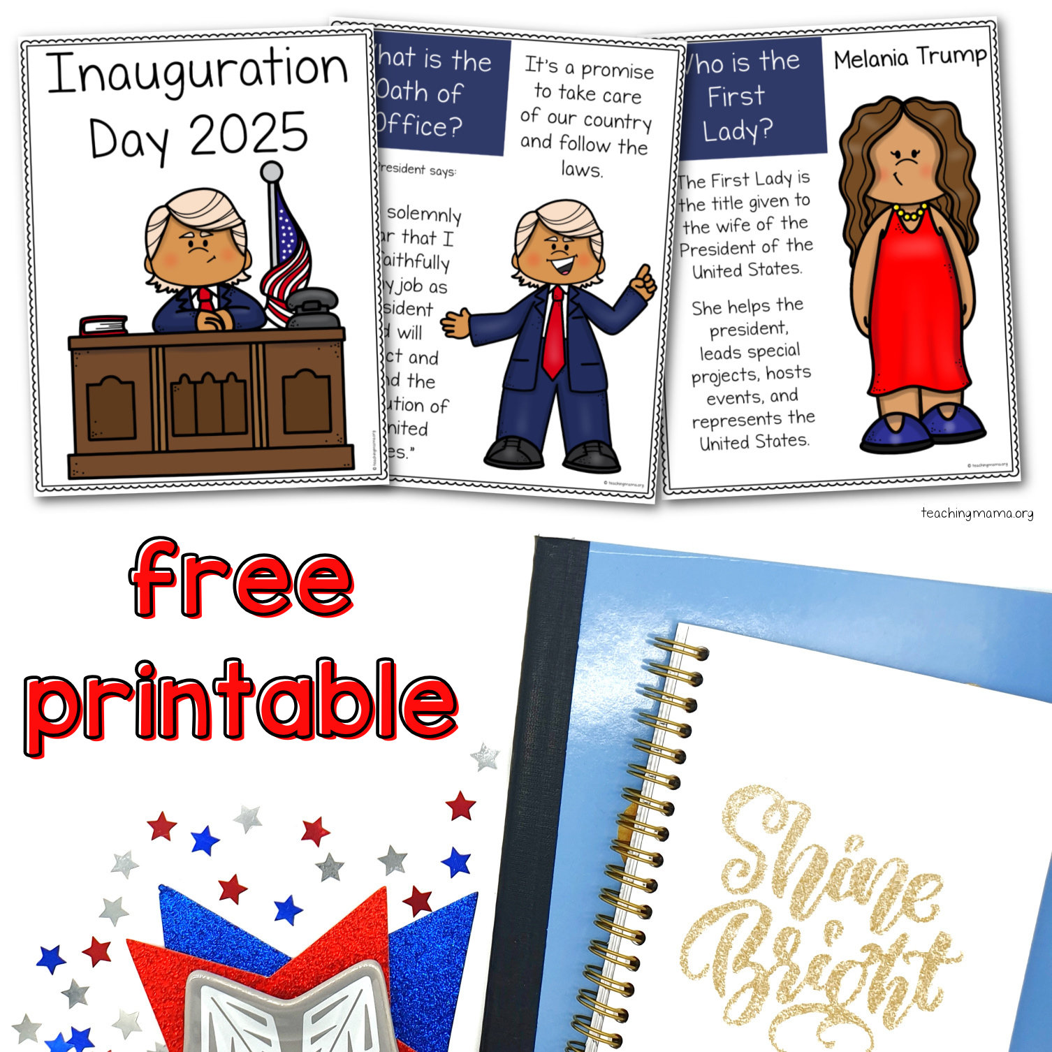 Inauguration Day Printables Teaching Mama