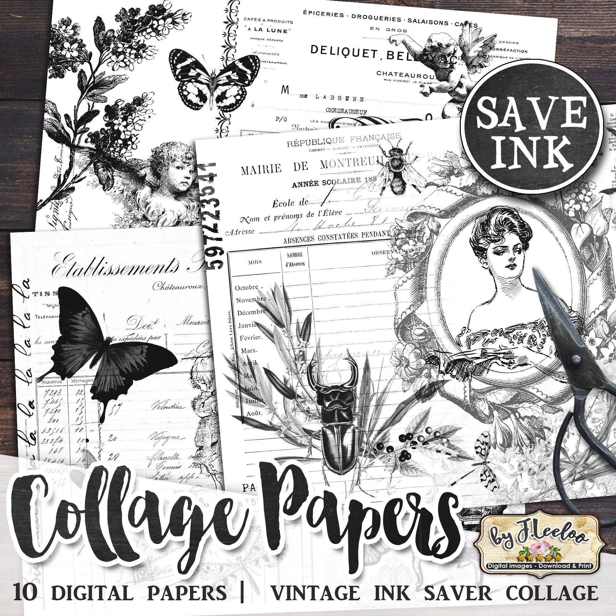 Ink Saving Printable Etsy