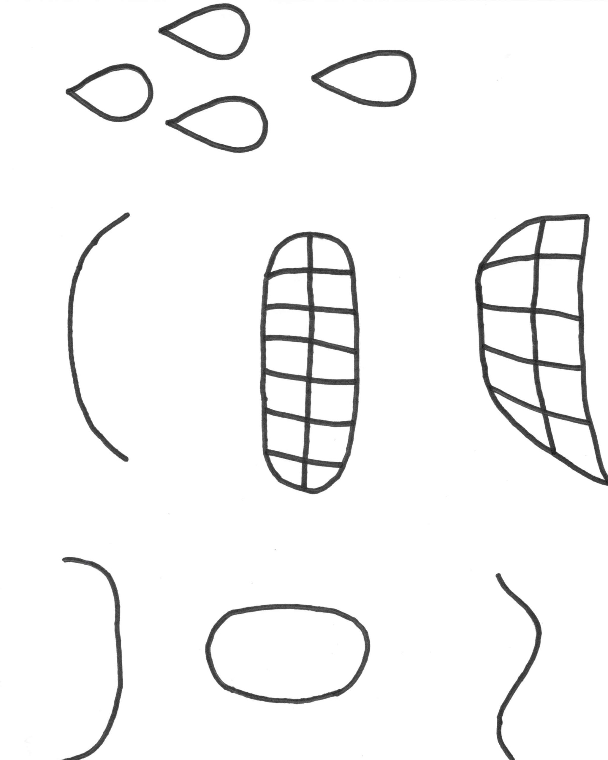 Emotion Faces For Preschoolers Pdf Printable