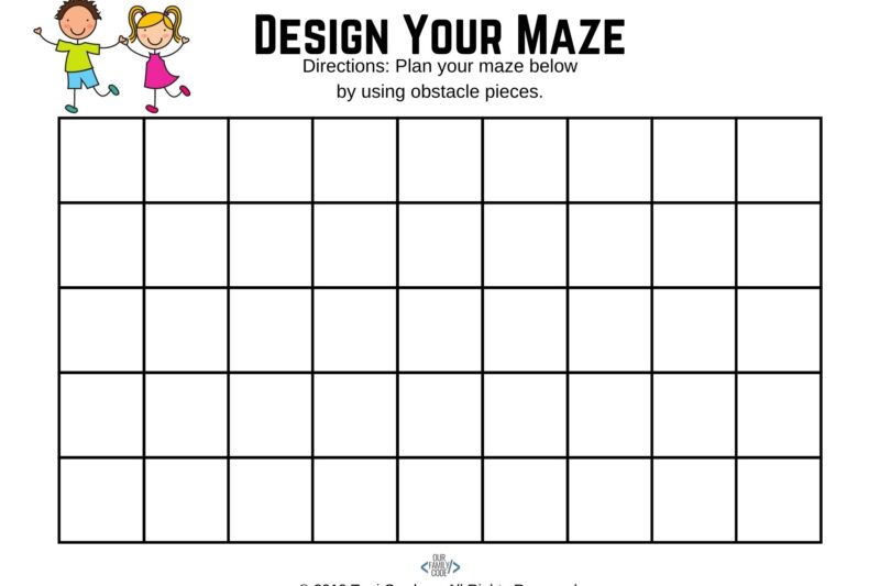 Coding Maze Worksheet