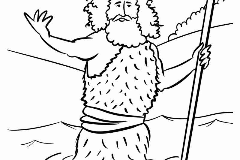 Free Printable John The Baptist Worksheets