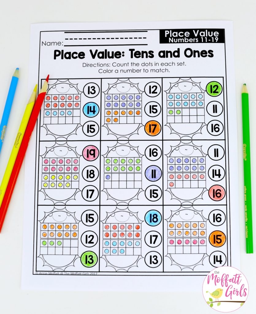 Kindergarten Math Place Value