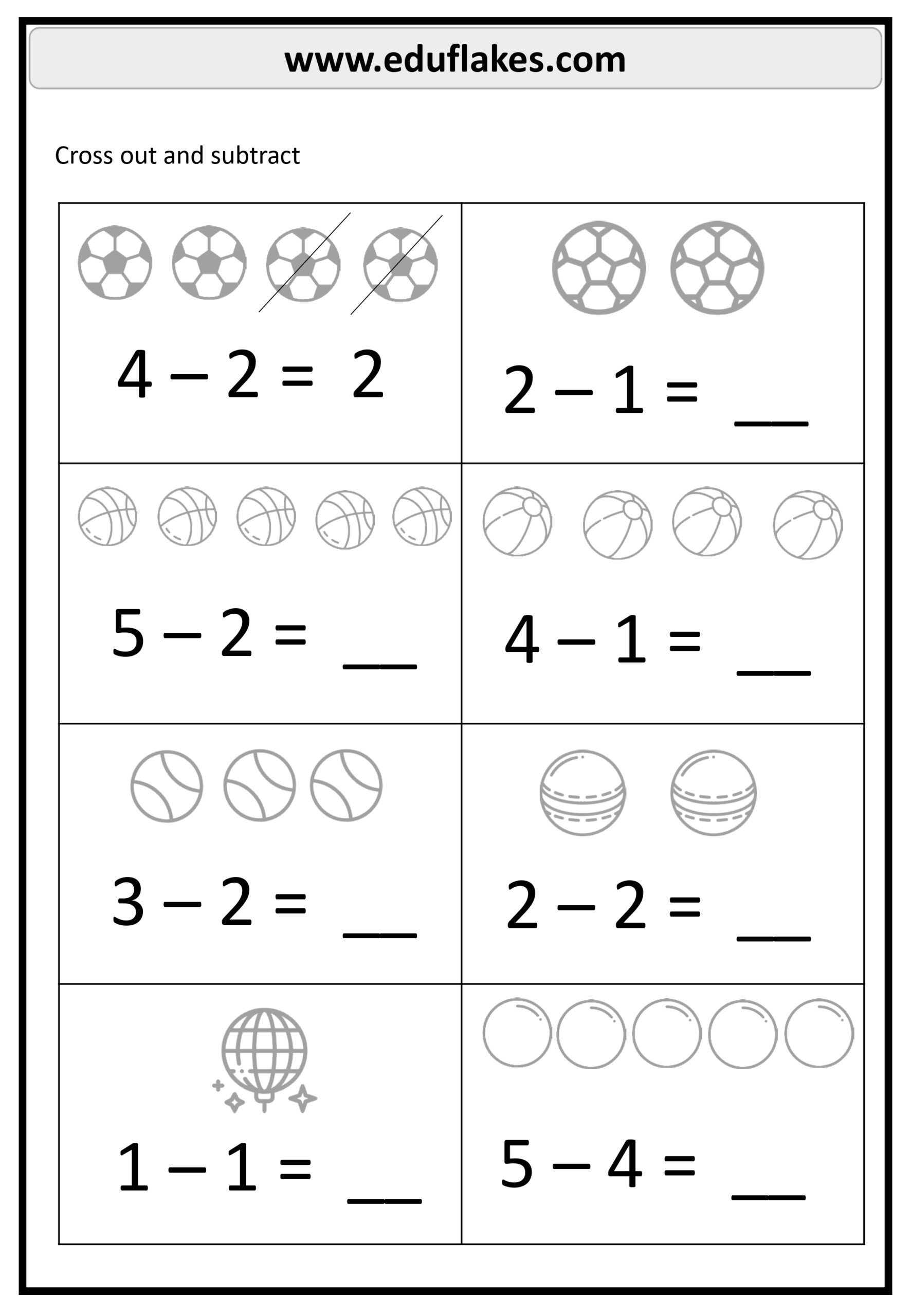 Advanced Math Worksheet For Kindergarten