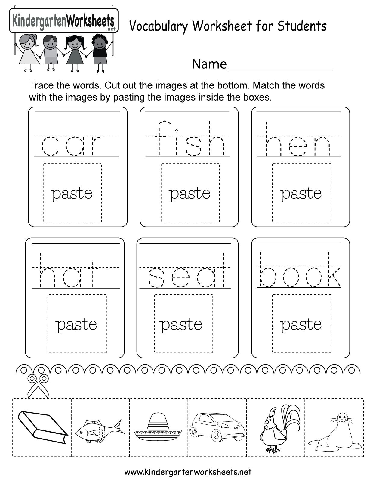 Kindergarten Vocabulary Worksheet Worksheets Library Kindergarten Vocabulary Worksheet Worksheets Library