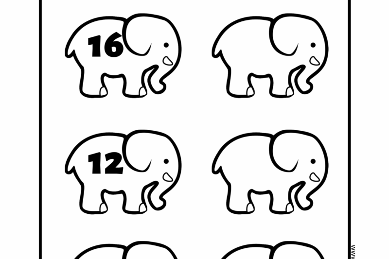 Math Worksheets Kindergarten Numbers 11-20