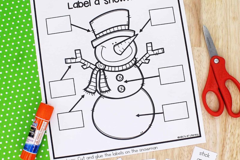 Free Preschool Printables Snowman