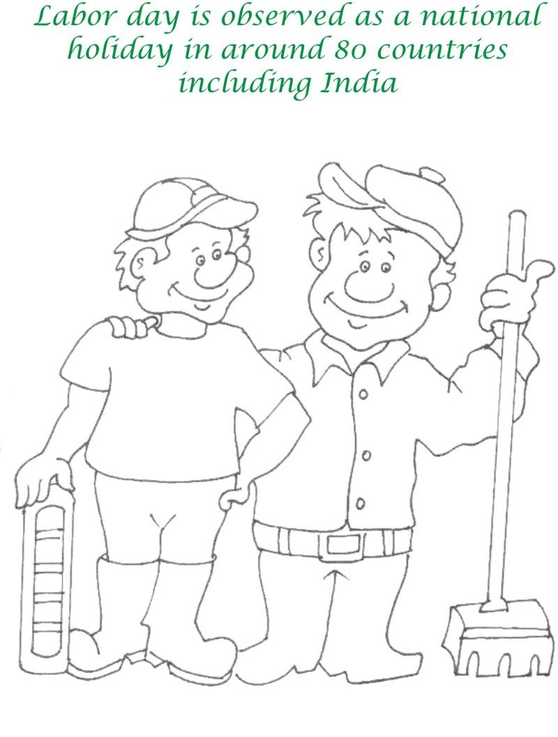 Labor Day Printable Coloring Page For Kids 8 Worksheets Library