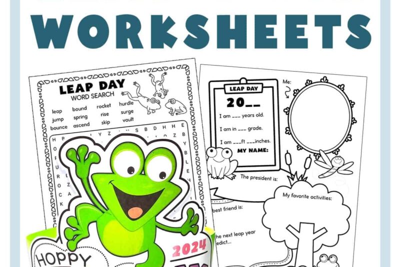 Leap Year Preschool Activities Printable