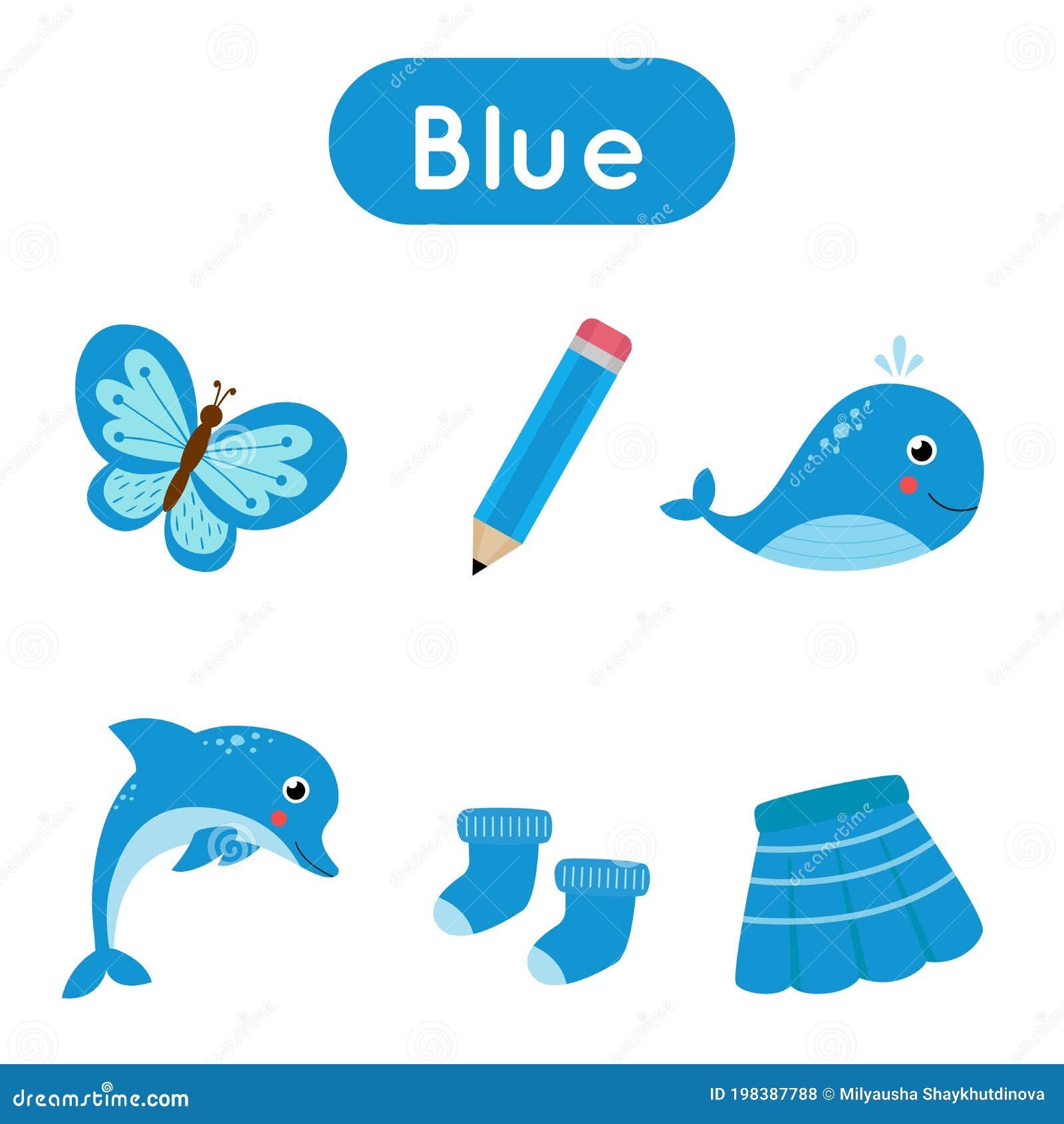 Learning Blue Color For Preschool Kids Funny Flashcard Stock Vector Illustration Of Handwriting Practice 198387788 Learning Blue Color For Preschool Kids Funny Flashcard Stock Vector Illustration Of Handwriting Practice 198387788