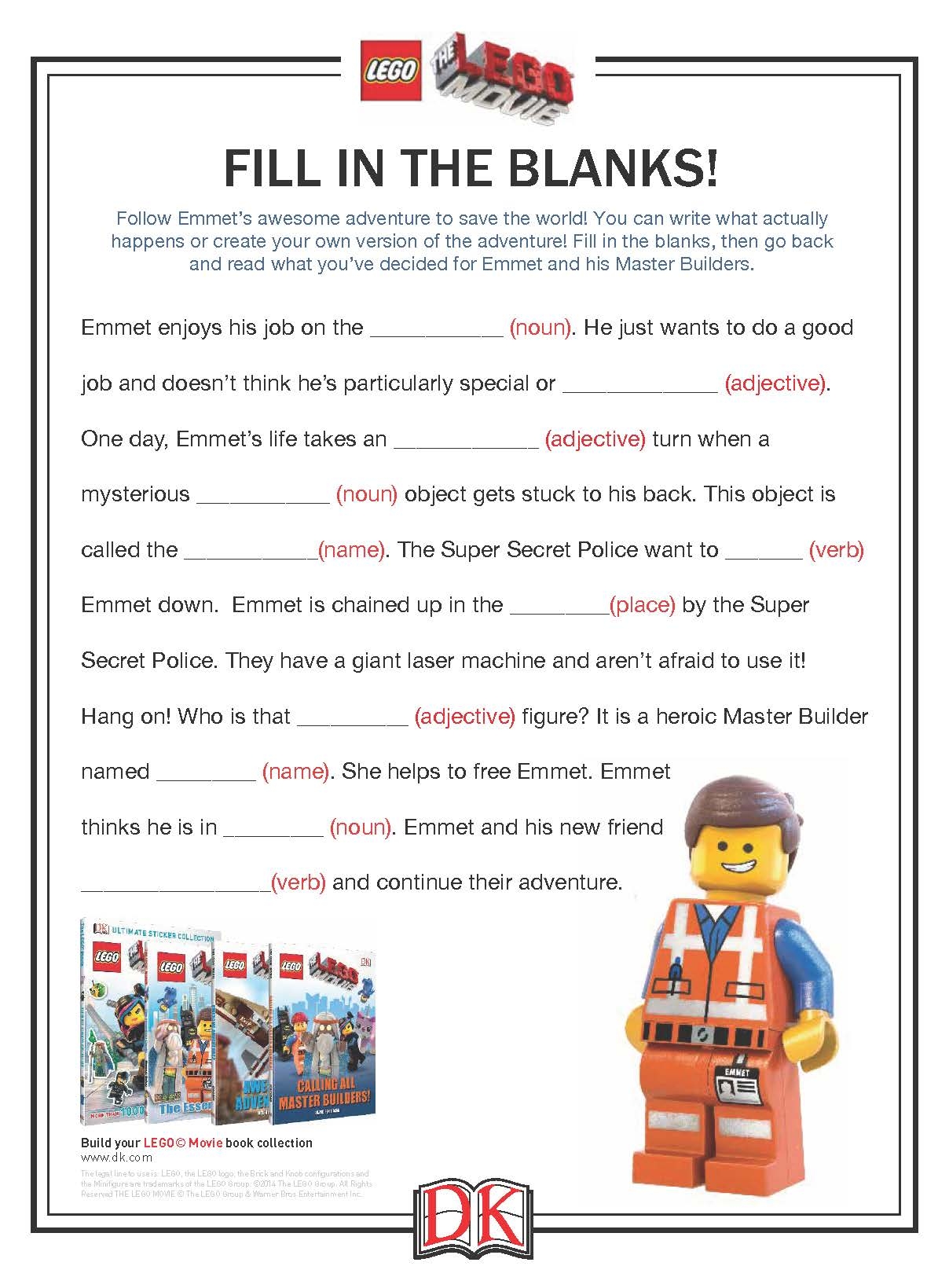 LEGO Printables And Activities Brightly