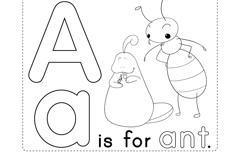 Alphabet Letter A Worksheets