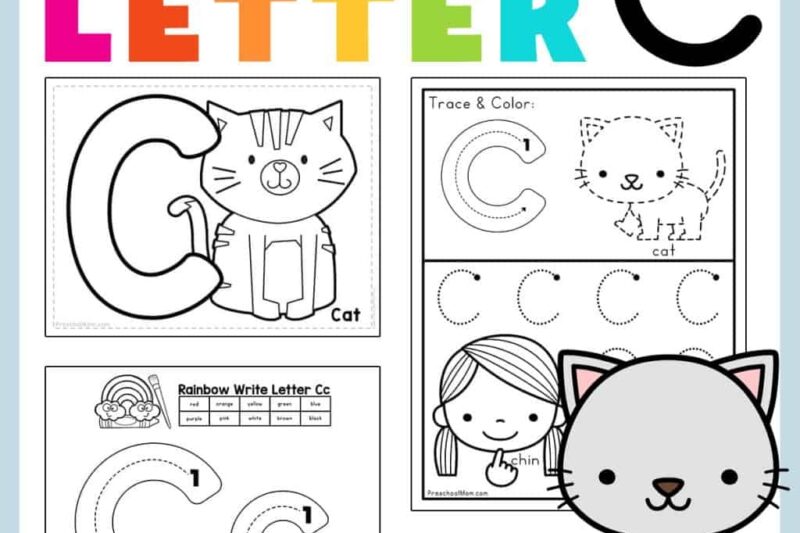 C Preschool Printables