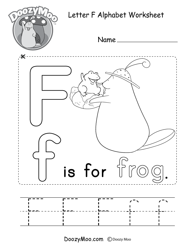 Letter D Alphabet Activity Worksheet Doozy Moo
