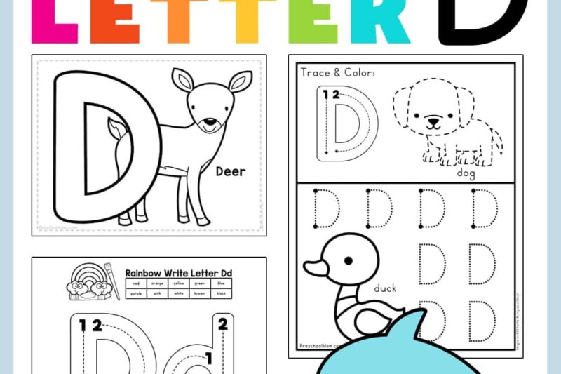 Dd Preschool Printable
