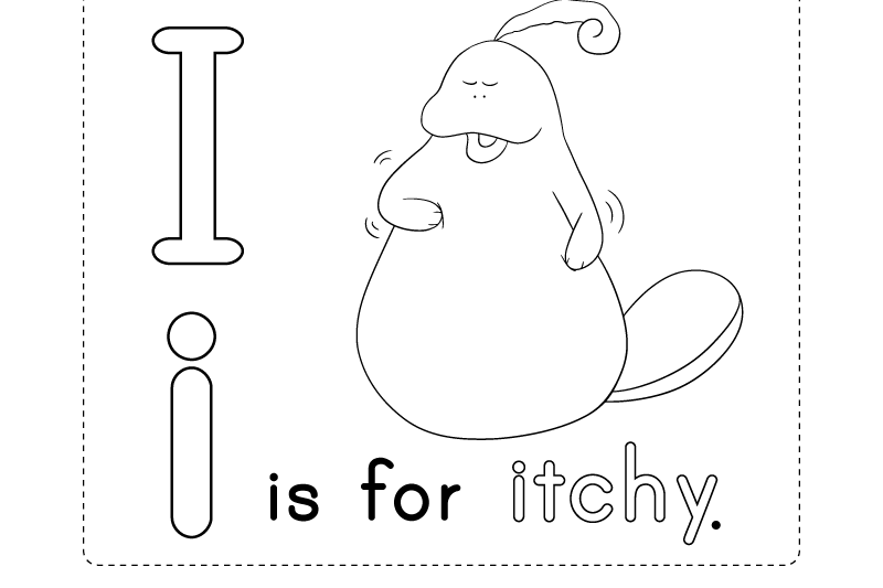 I Alphabet Worksheet
