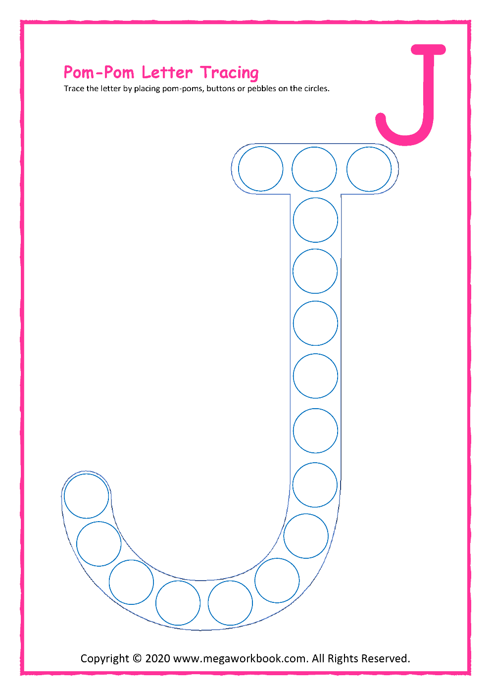Printable J Worksheet Preschool