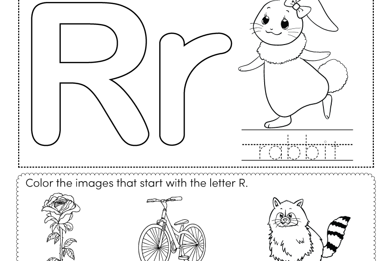 Free Kindergarten Letter R Worksheets