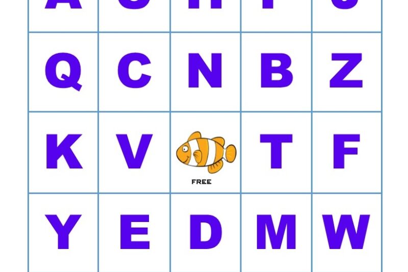 Abc Bingo Preschool Printable