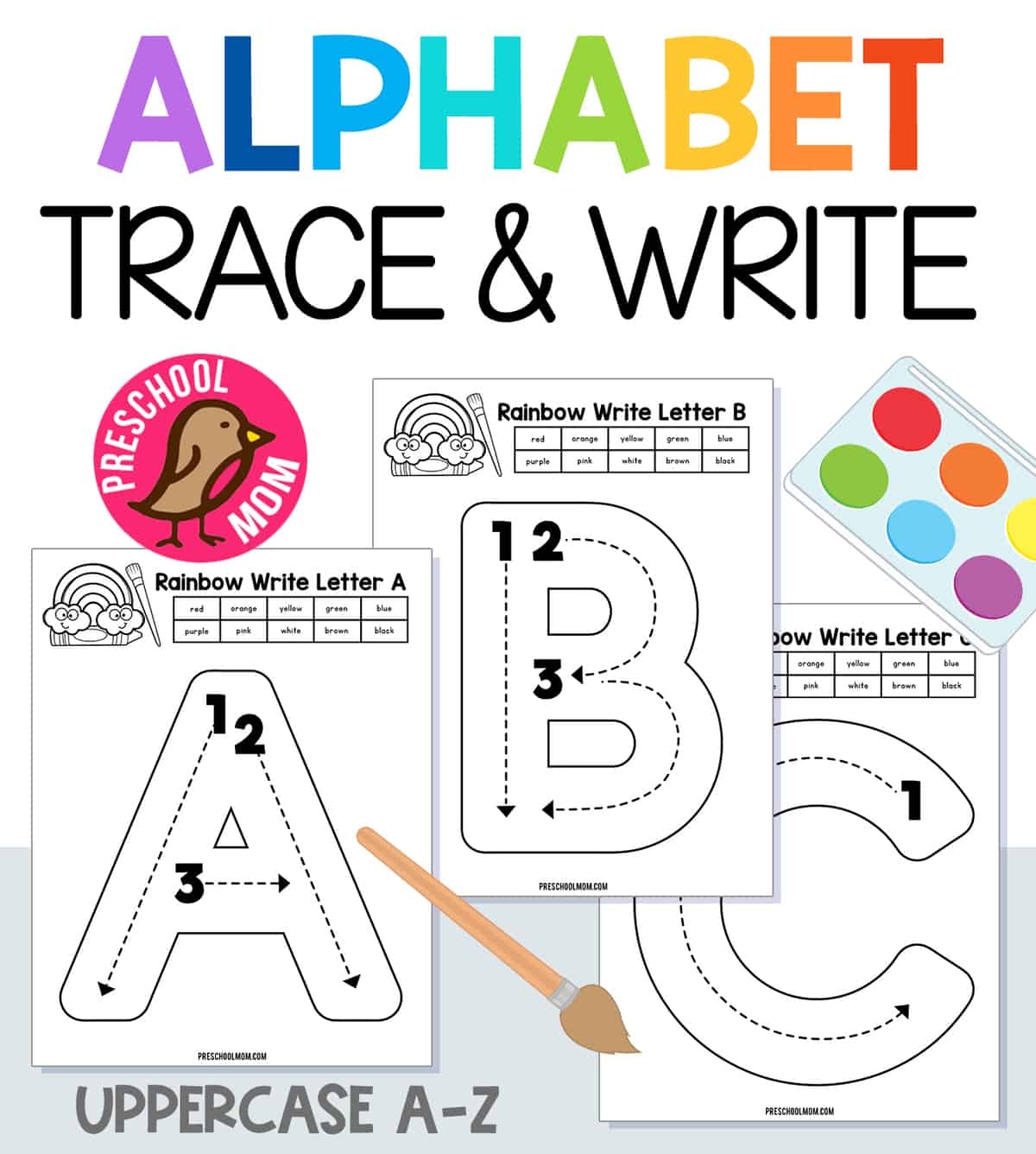 Letter Tracing Worksheets Preschool Mom Letter Tracing Worksheets Preschool Mom
