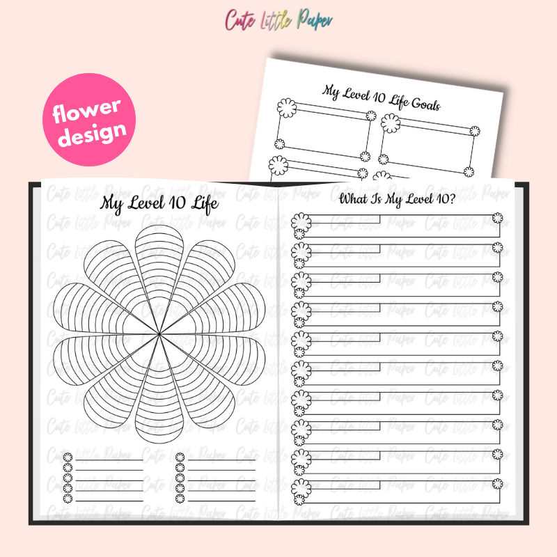 Level 10 Life Printable Template Pages
