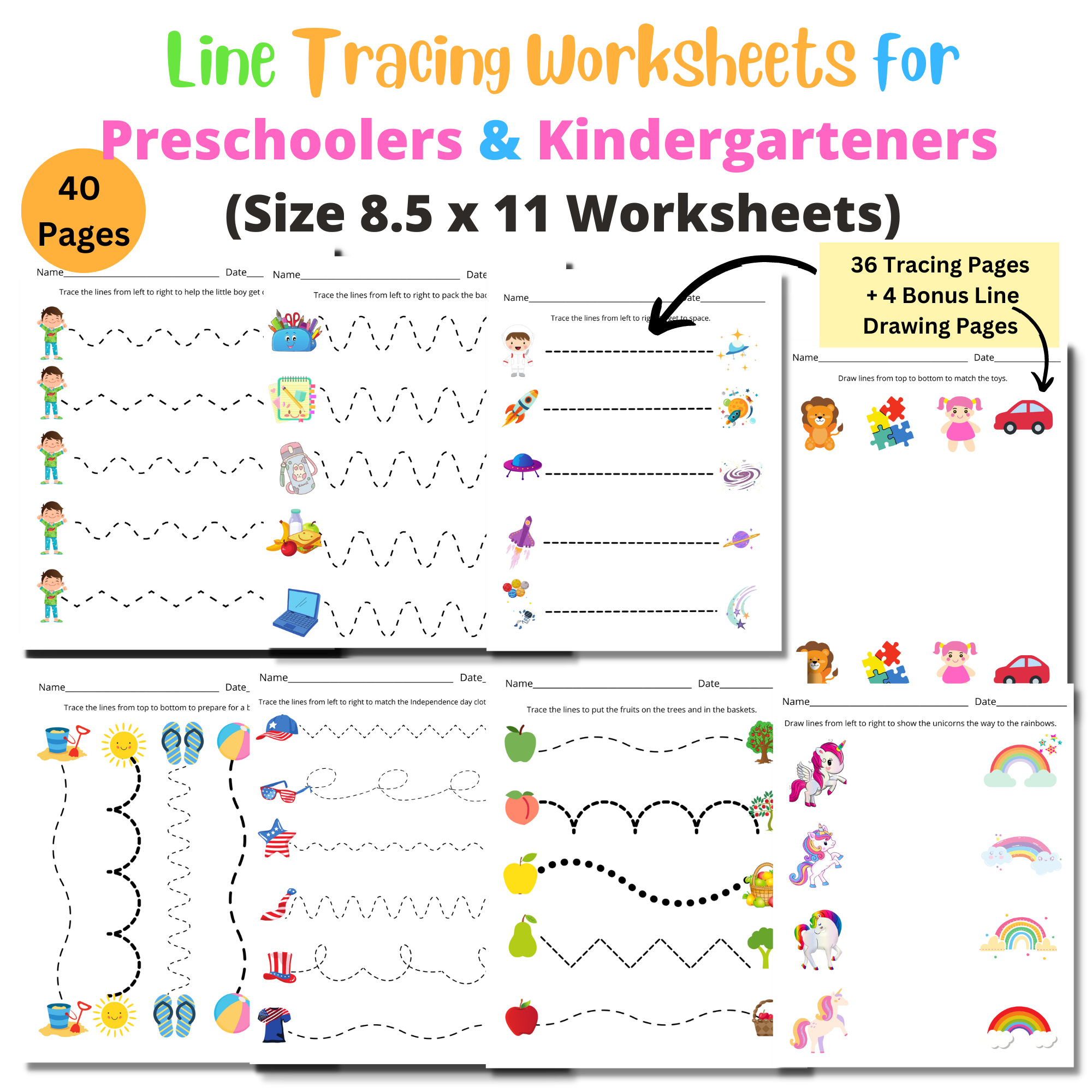 Free Worksheets Kindergarten Handwriting