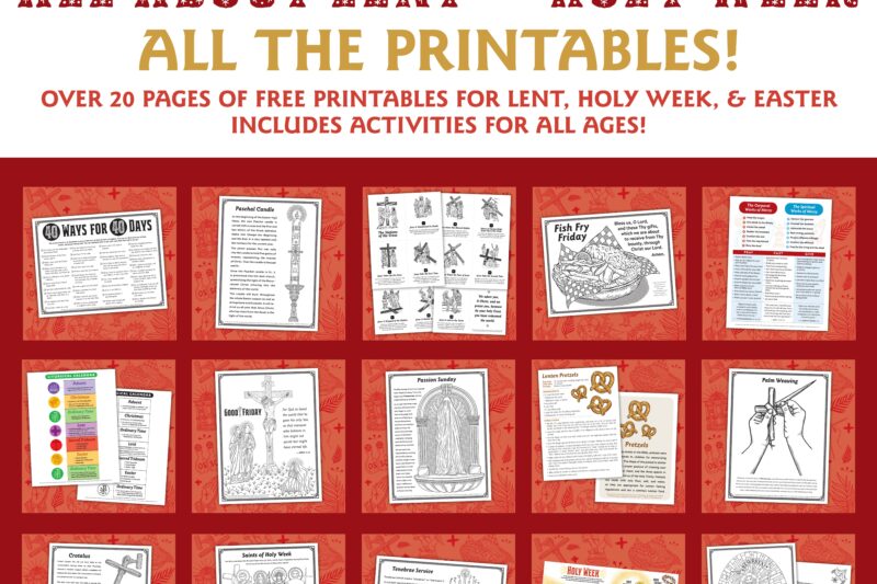 Free Printable Holy Week Worksheets