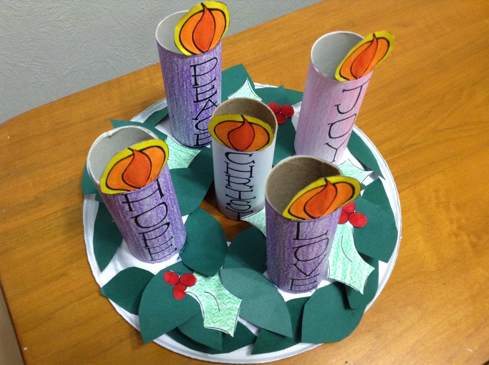 Look To Him And Be Radiant Kids Advent Wreath Free Printables