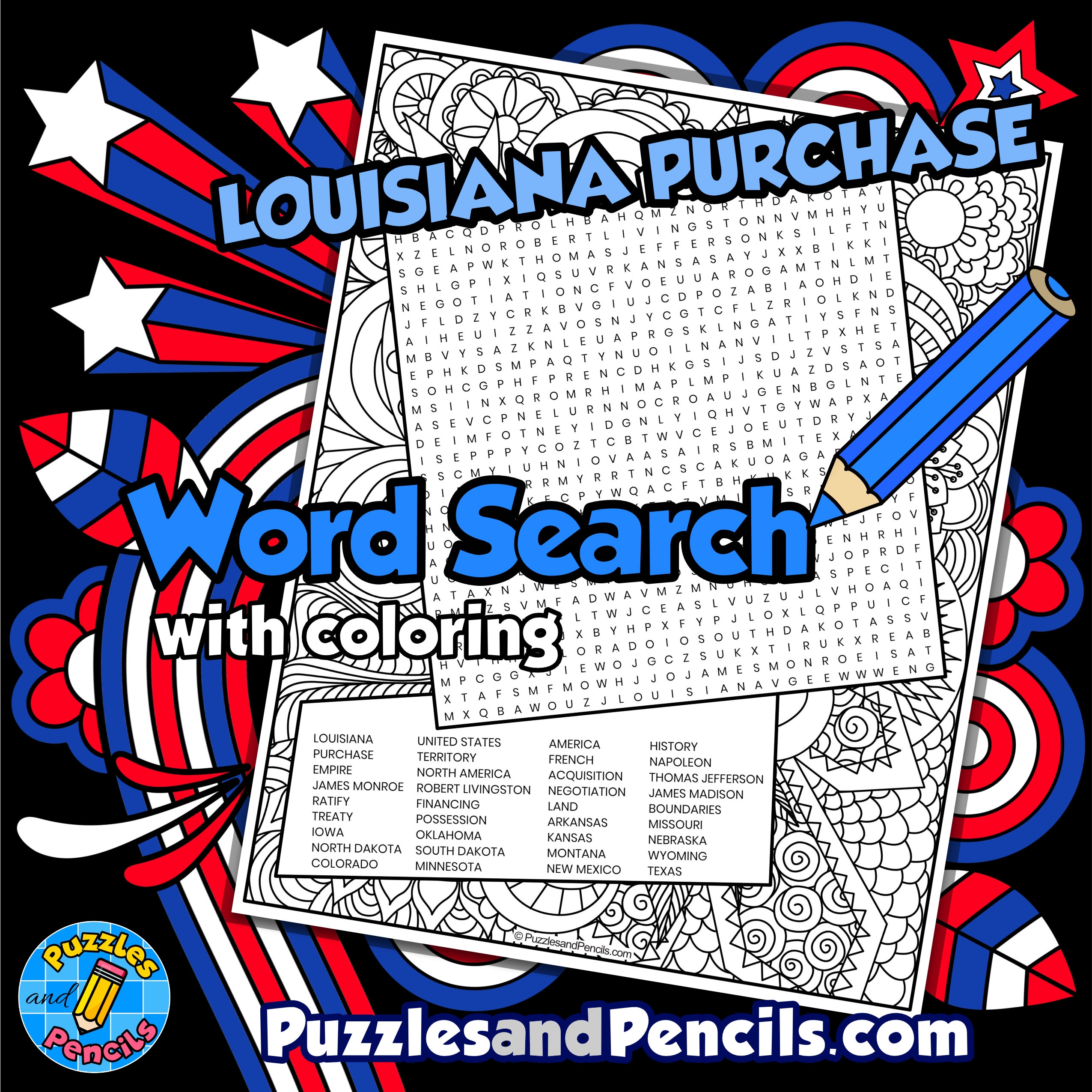 Free Printable Louisiana Purchase Worksheets