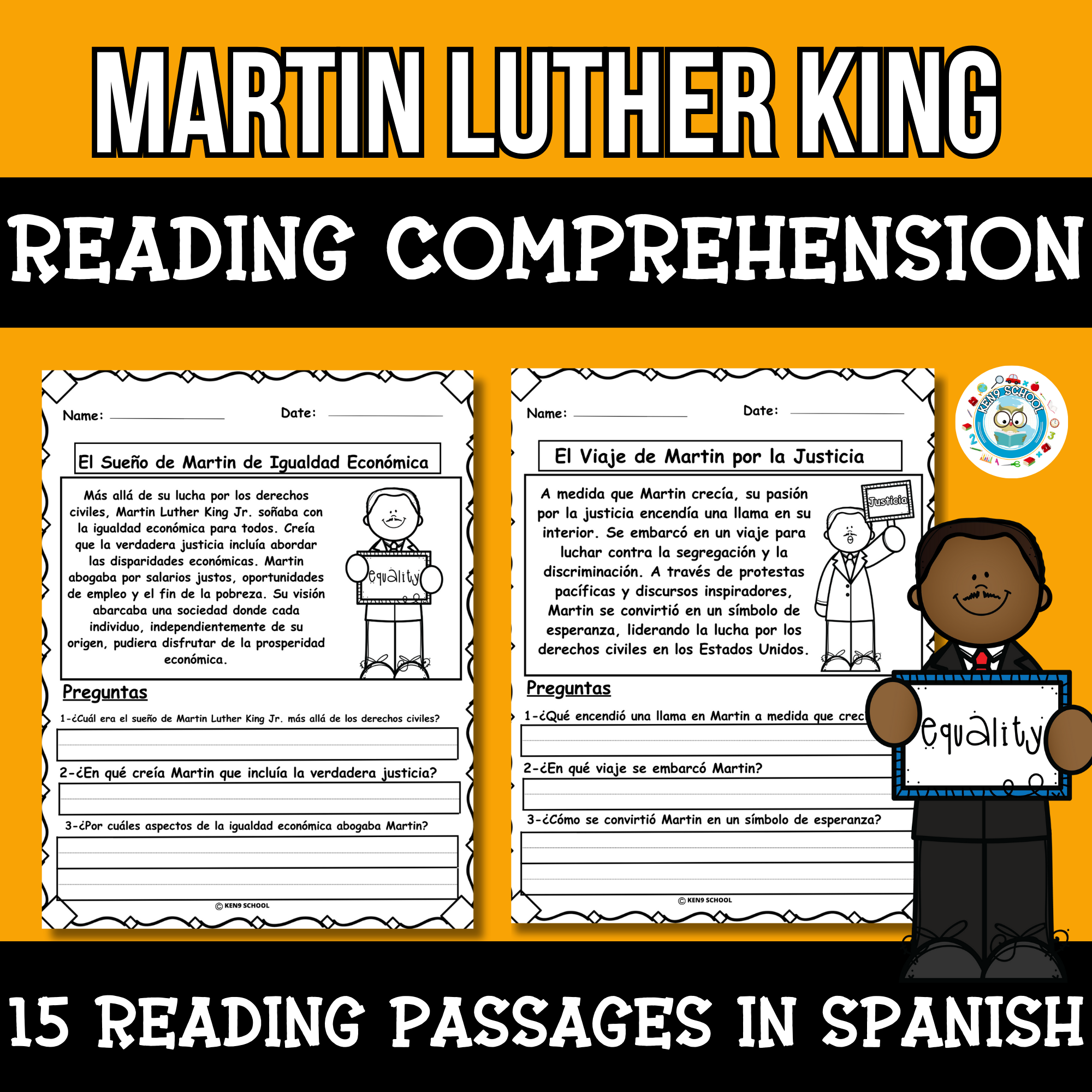 Free Spanish Reading Comprehension Worksheets