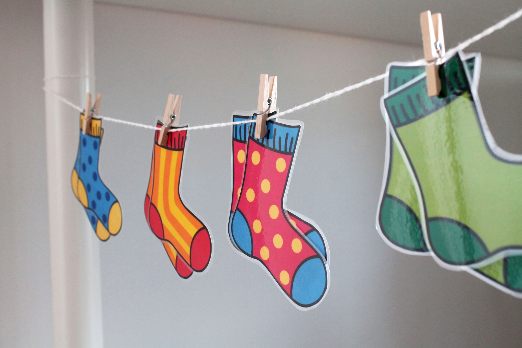 Matching Socks Game FREE Printable My Party Design