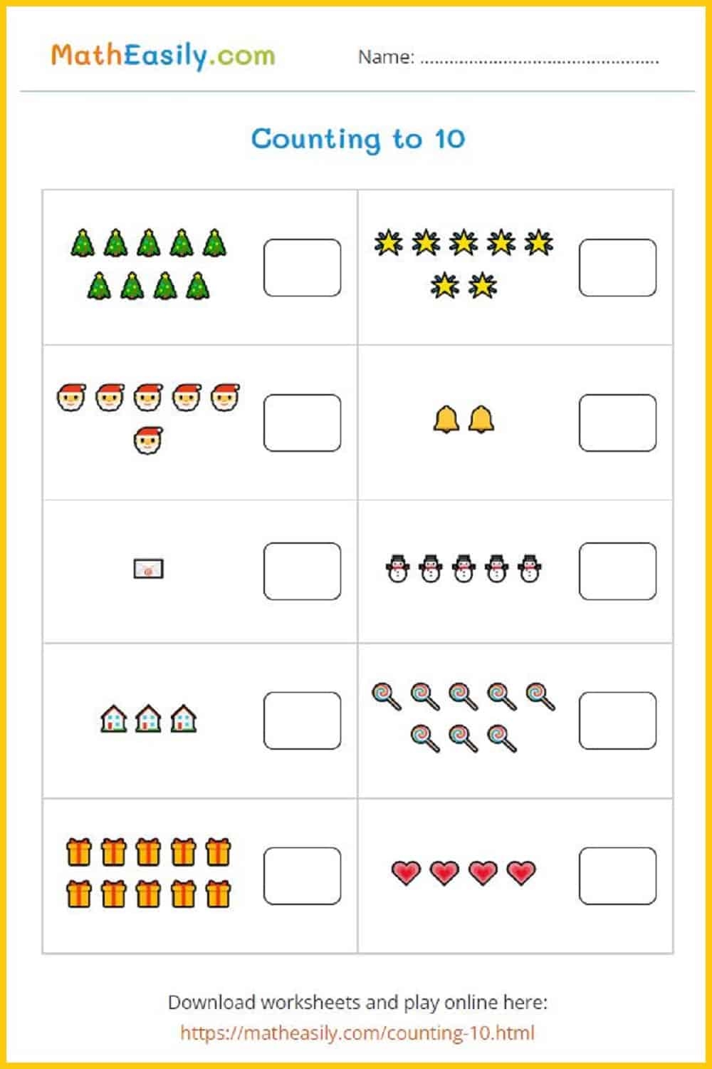 Free Printable Christmas Worksheets Kindergarten
