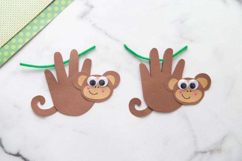 Printable Monkey Art Projects For Preschoolers