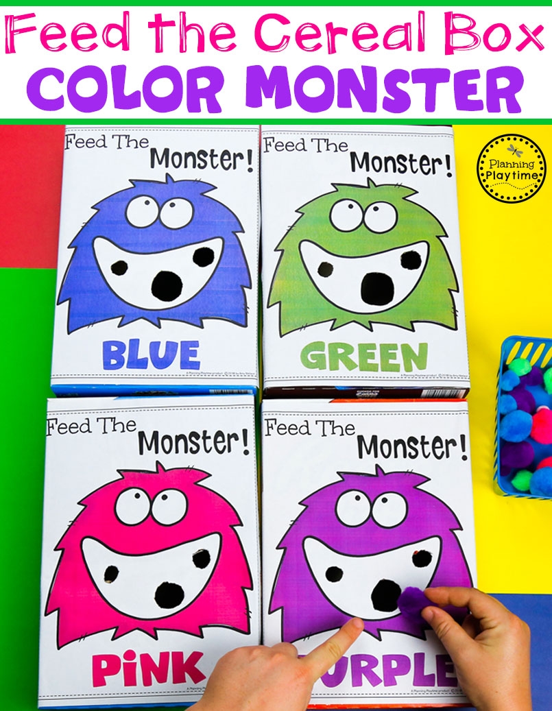 Easy Preschool Monster Crafts Printable