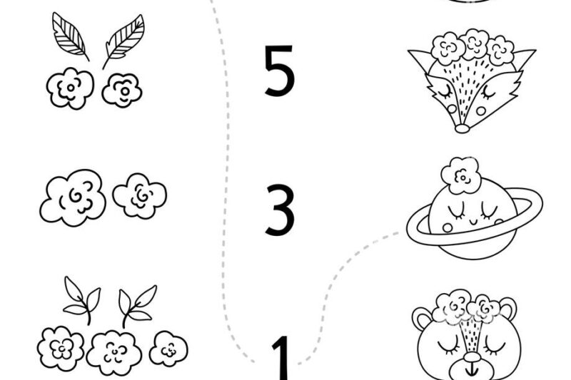 Black And White Preschool Printables