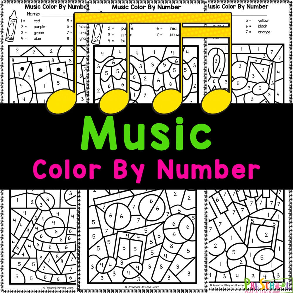 Music Printables For Preschool