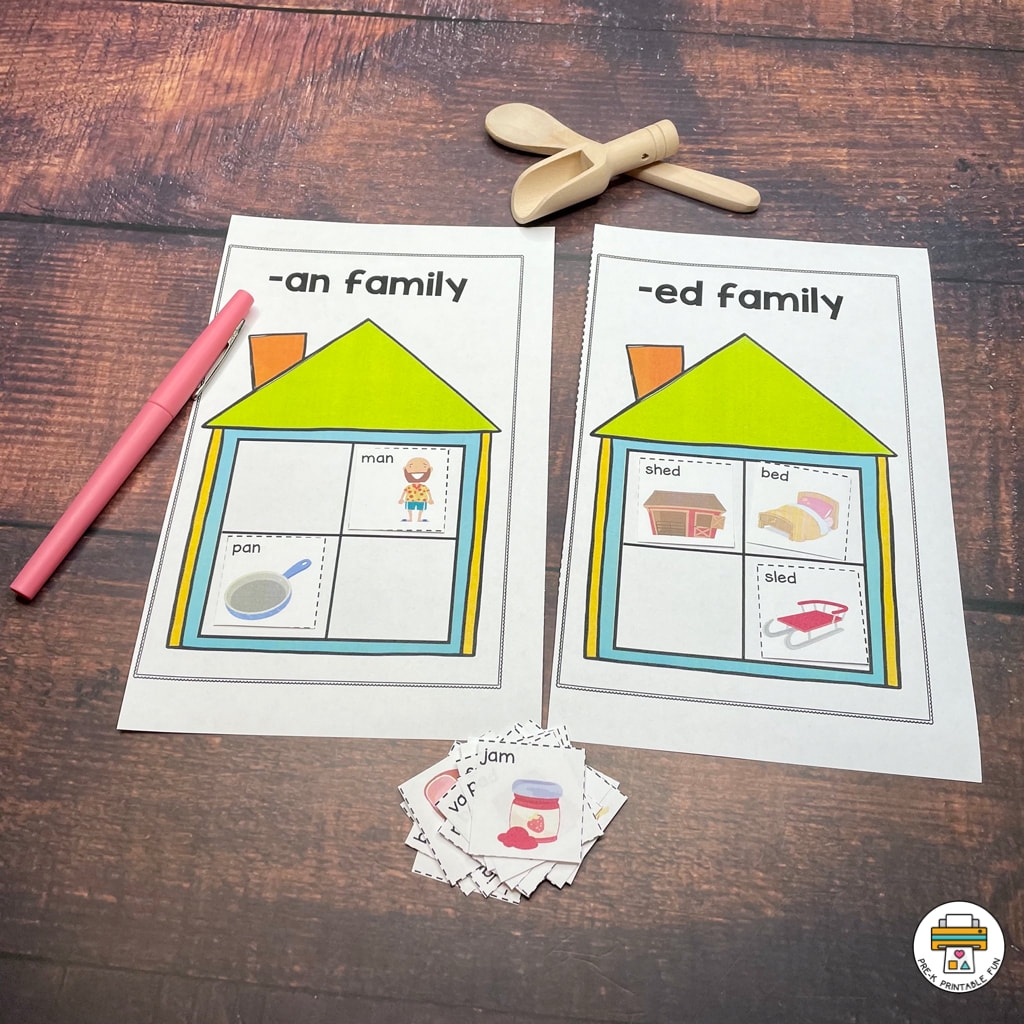 My Family And Home Preschool Activities