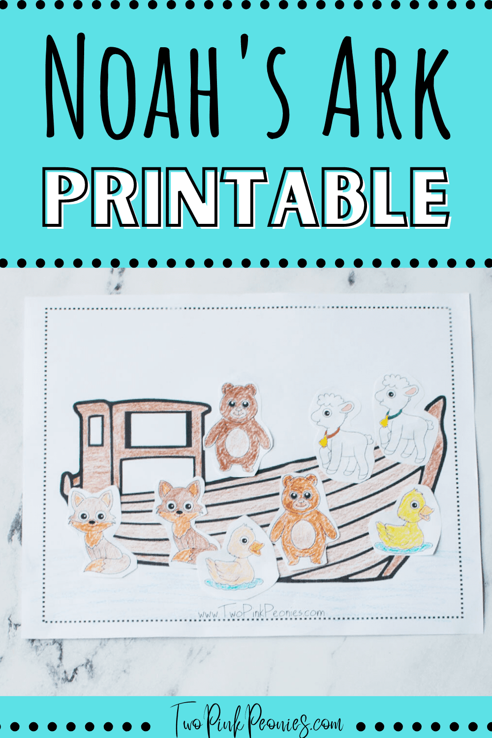 Preschool Noah's Ark Free Printables