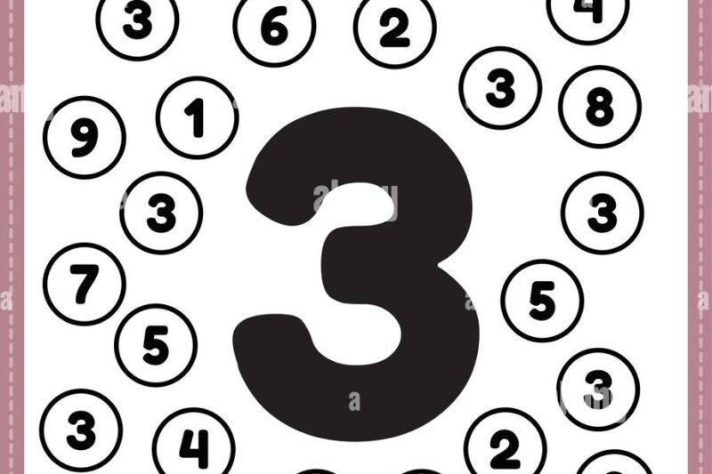 Preschool Printable Number Worksheets