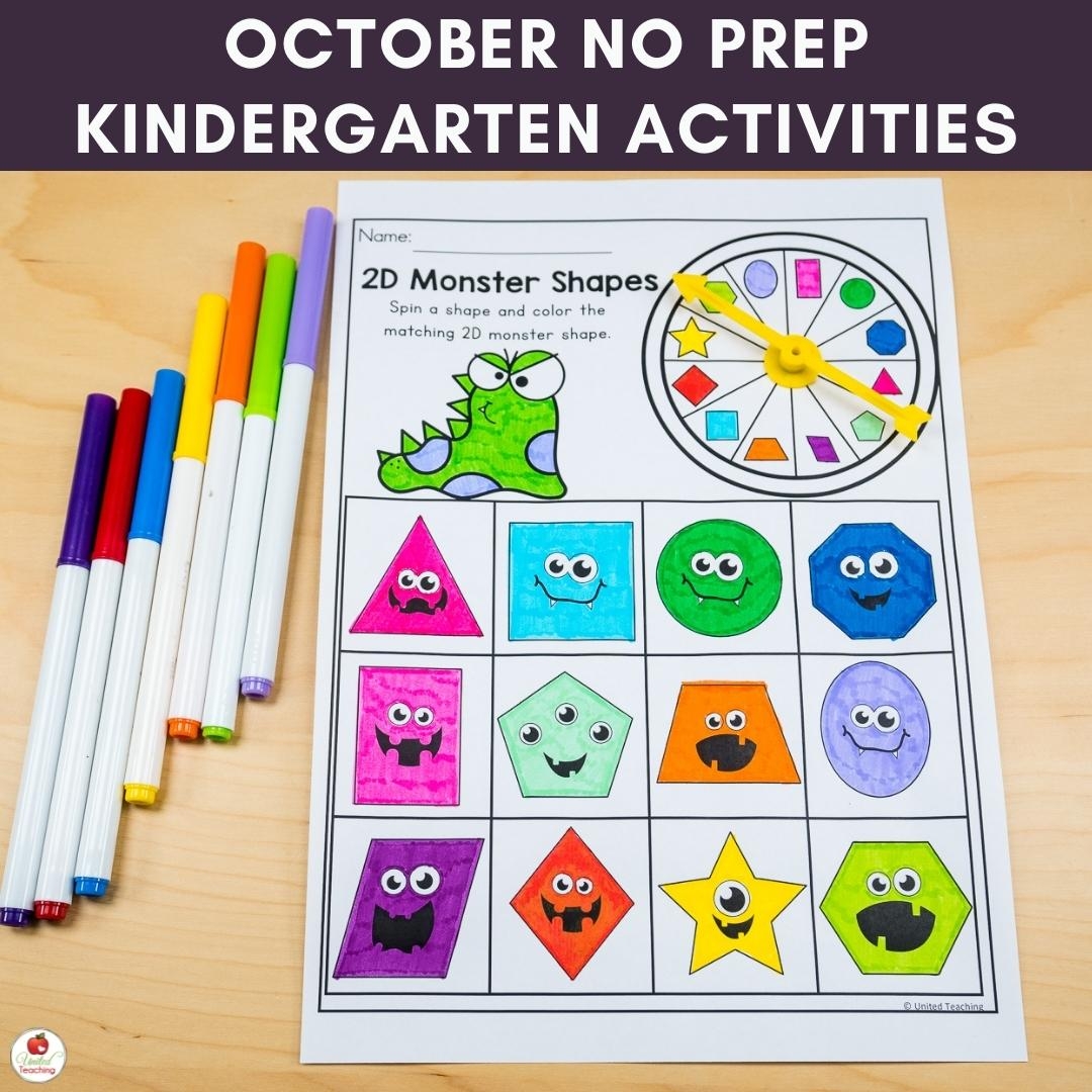 Free October Worksheets For Kindergarten Free October Worksheets For Kindergarten