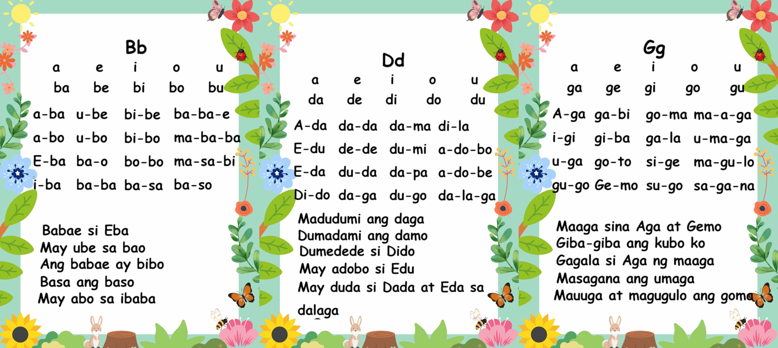 Filipino Reading Comprehension Worksheets Grade 1