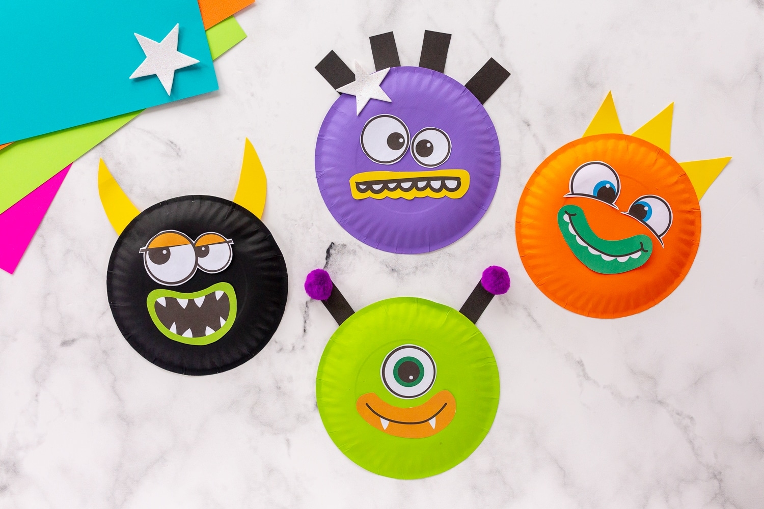 Paper Plate Monsters Made To Be A Momma