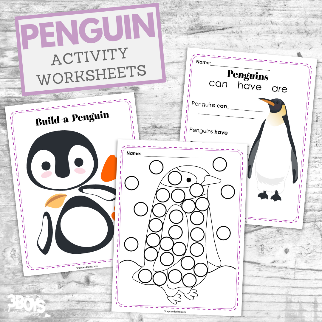 Free Penguin Worksheets For Kindergarten Free Penguin Worksheets For Kindergarten