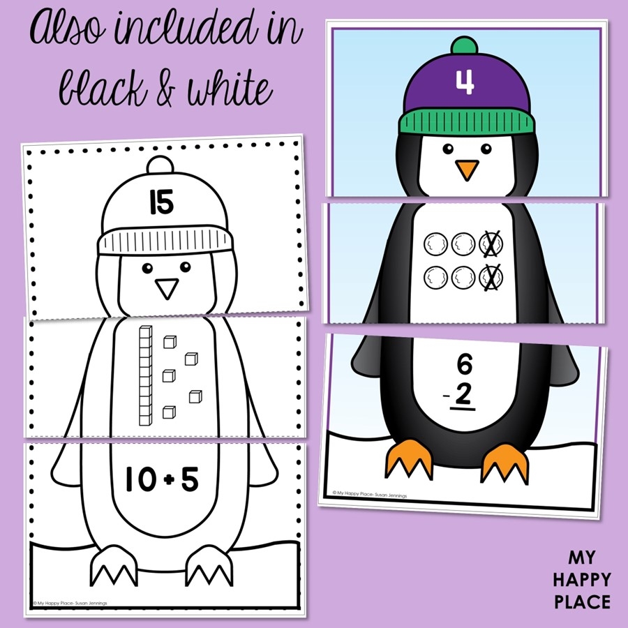 Penguin Math Puzzles