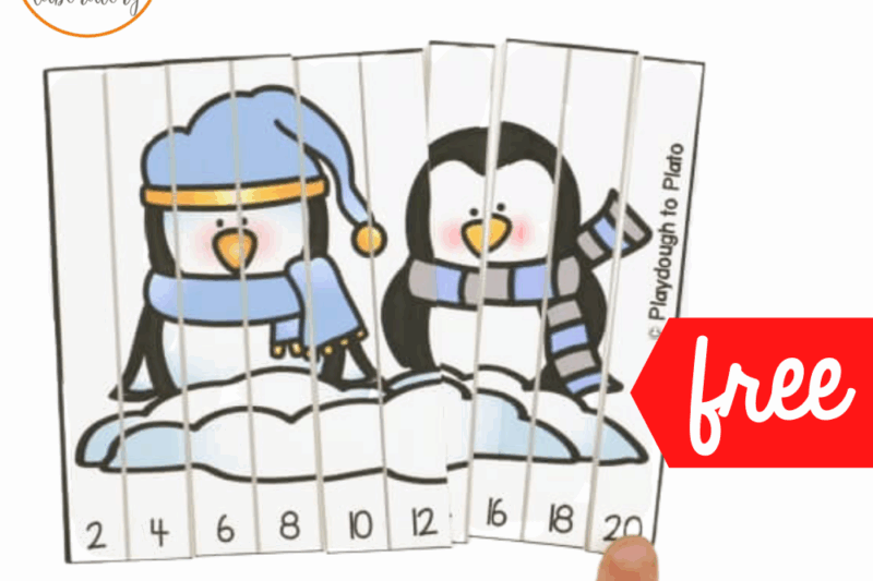 Free Preschool Penguin Printables Puzzle