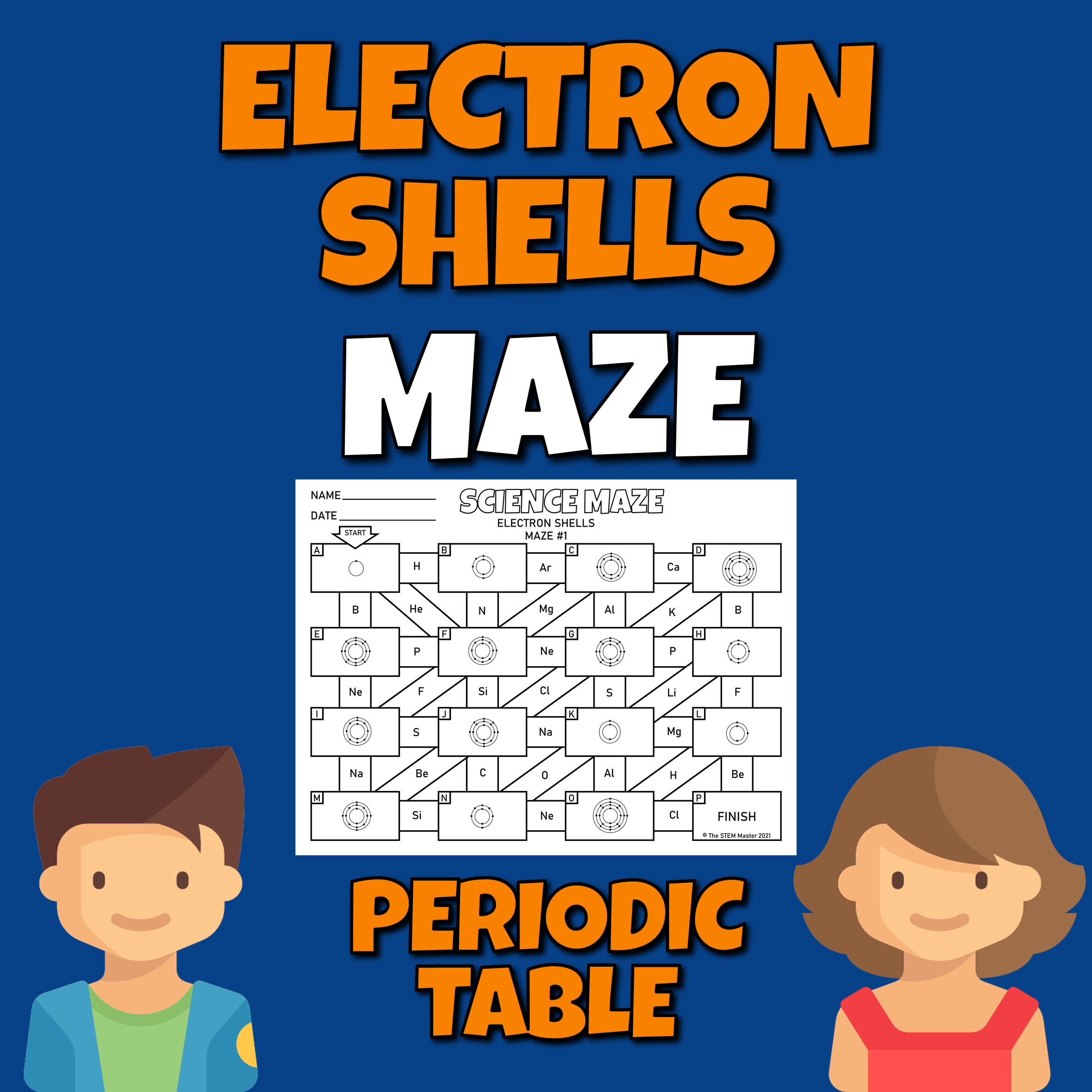 Periodic Table And Electron Shells Chemistry Maze Made By Teachers Periodic Table And Electron Shells Chemistry Maze Made By Teachers