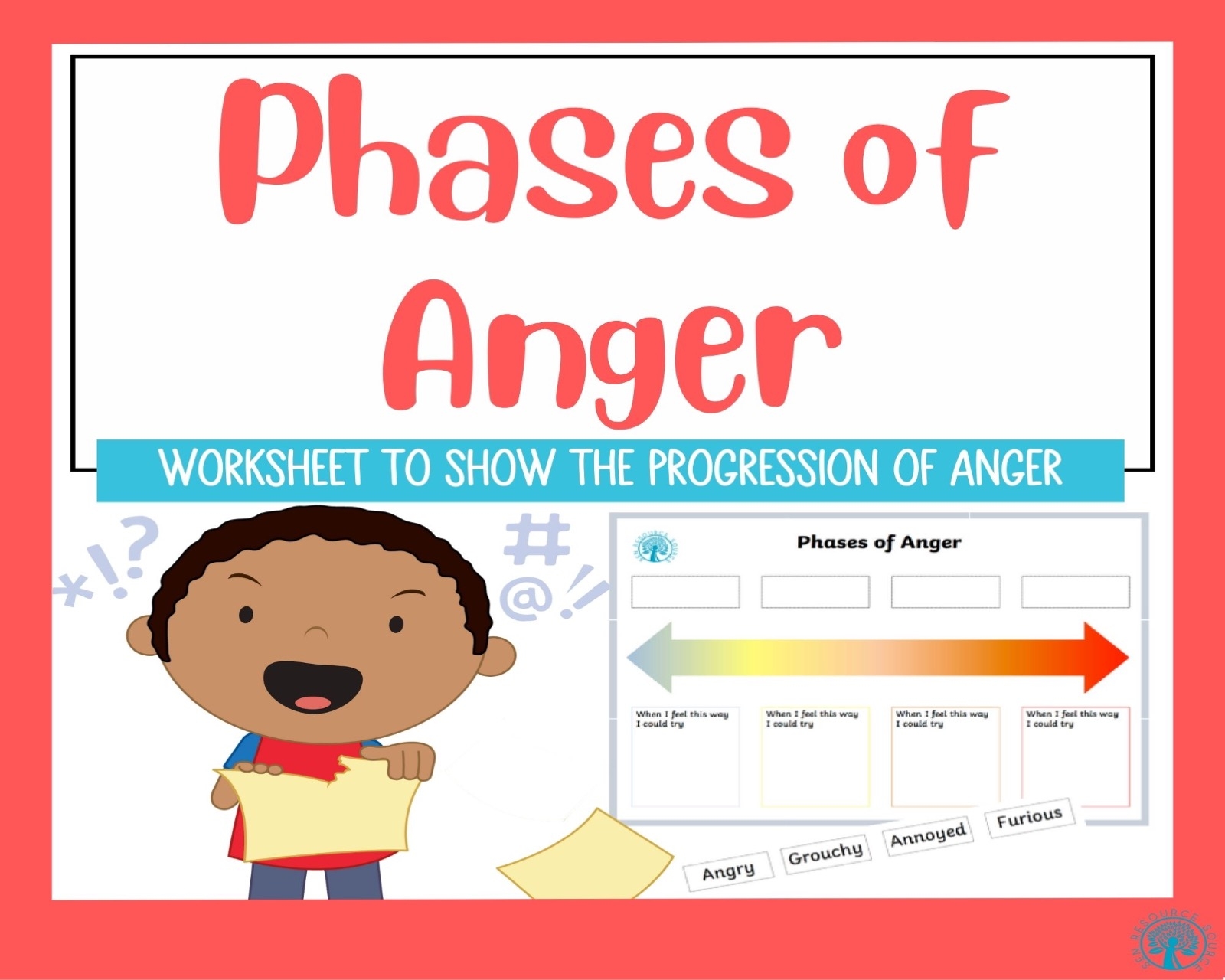 Phases Of Anger Worksheet Made By Teachers Phases Of Anger Worksheet Made By Teachers