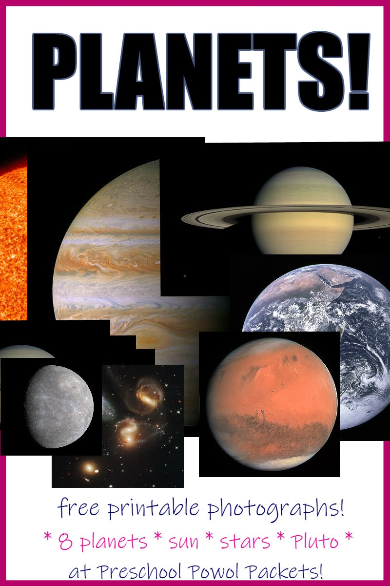 Free Preschool Solar System Printables